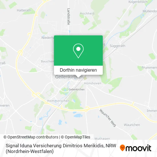 Signal Iduna Versicherung Dimitrios Merikidis Karte