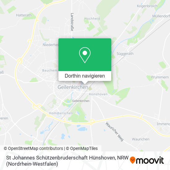 St Johannes Schützenbruderschaft Hünshoven Karte