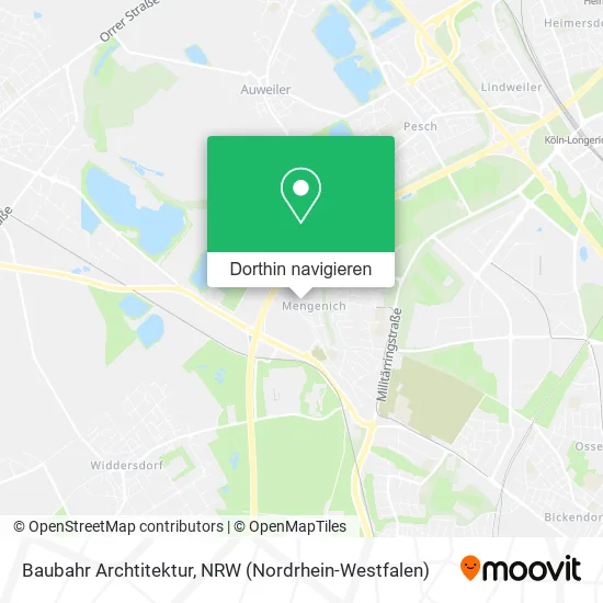 Baubahr Archtitektur Karte