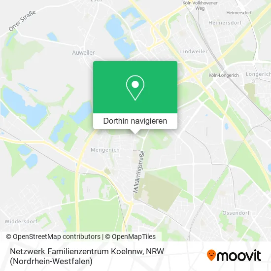 Netzwerk Familienzentrum Koelnnw Karte