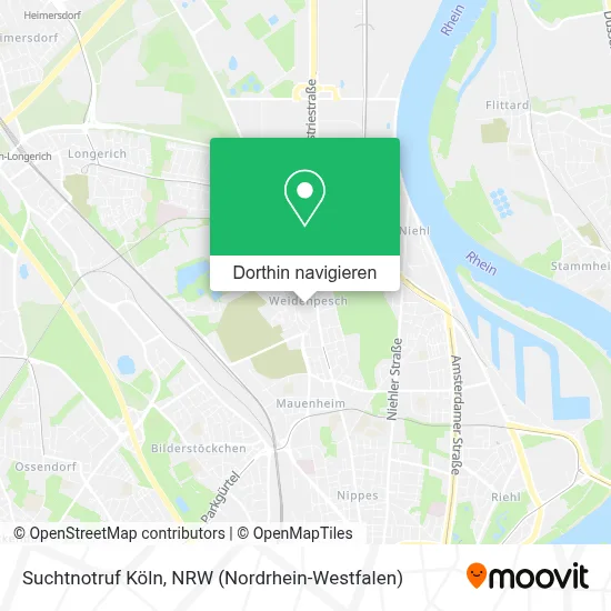 Suchtnotruf Köln Karte