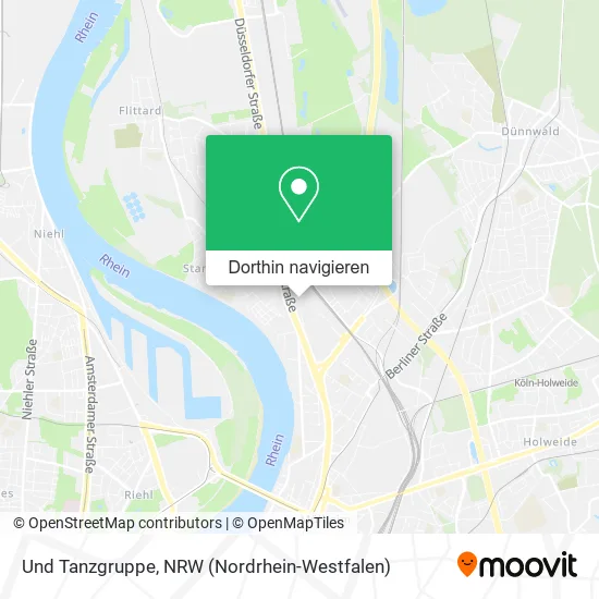 Und Tanzgruppe Karte