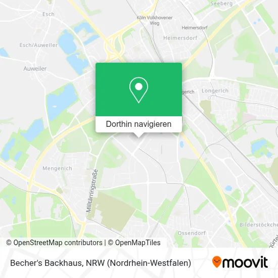 Becher's Backhaus Karte