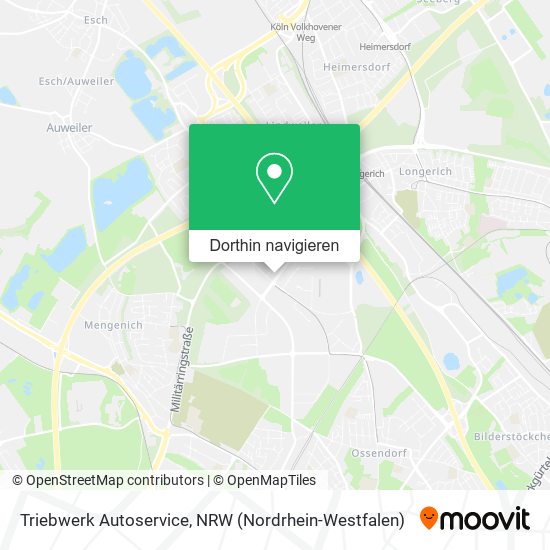 Triebwerk Autoservice Karte