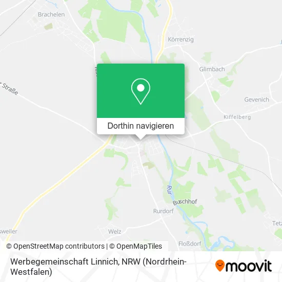 Werbegemeinschaft Linnich Karte