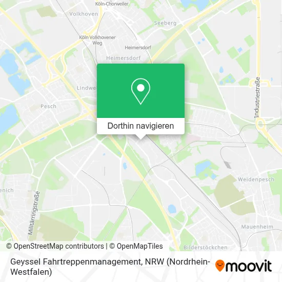 Geyssel Fahrtreppenmanagement Karte