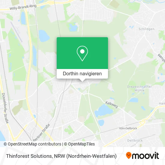 Thinforest Solutions Karte