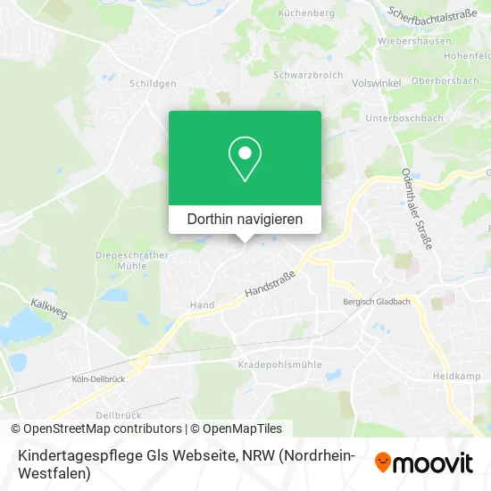Kindertagespflege Gls Webseite Karte