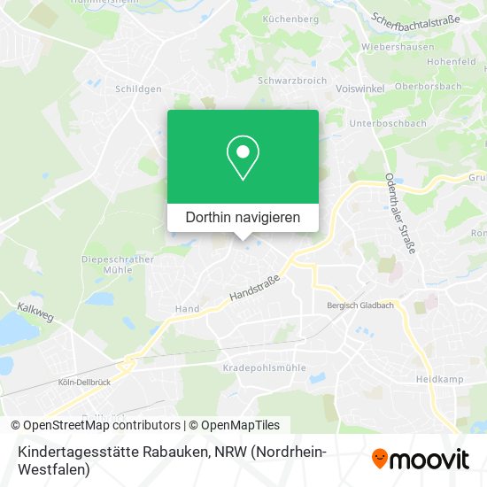 Kindertagesstätte Rabauken Karte
