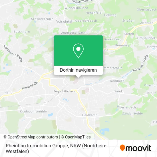 Rheinbau Immobilien Gruppe Karte