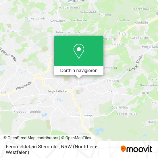 Fernmeldebau Stemmler Karte