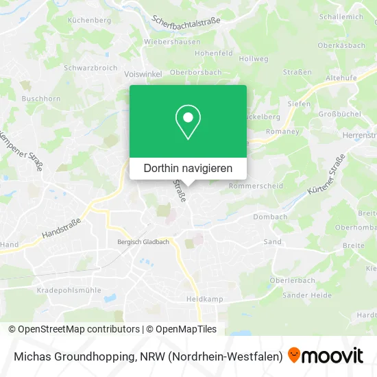 Michas Groundhopping Karte