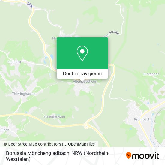 Borussia Mönchengladbach Karte