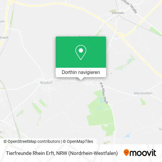 Tierfreunde Rhein Erft Karte