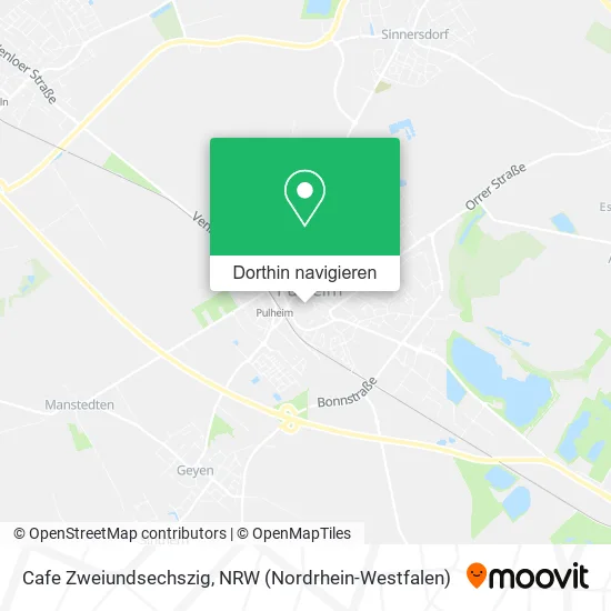 Cafe Zweiundsechszig Karte