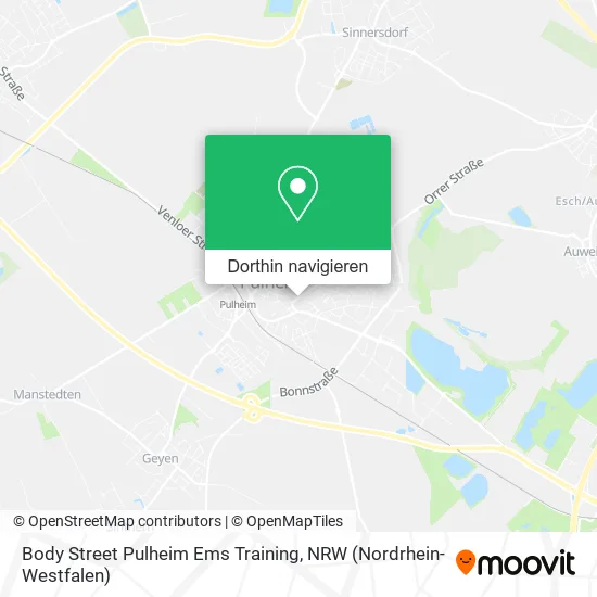 Body Street Pulheim Ems Training Karte