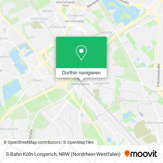 S-Bahn Köln-Longerich Karte