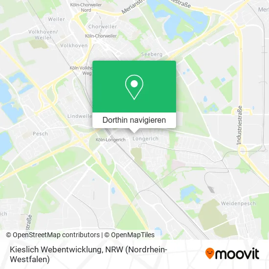 Kieslich Webentwicklung Karte