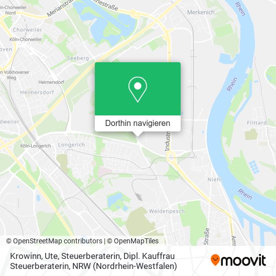 Krowinn, Ute, Steuerberaterin, Dipl. Kauffrau Steuerberaterin Karte
