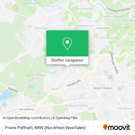 Praxis Paffrath Karte