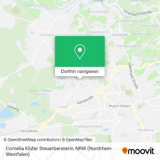 Cornelia Klüfer Steuerberaterin Karte