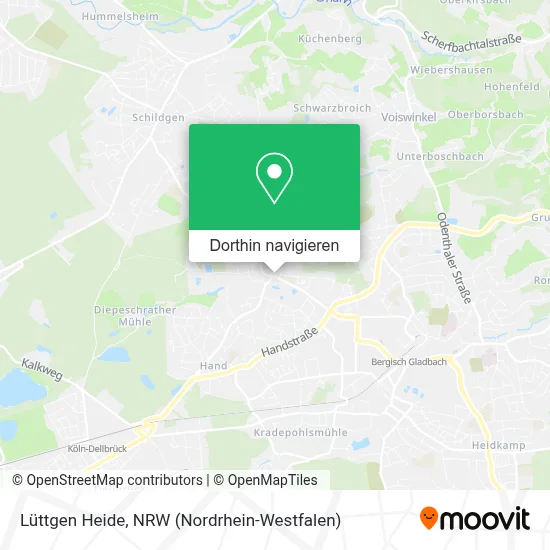 Lüttgen Heide Karte