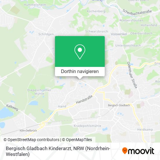 Bergisch Gladbach Kinderarzt Karte