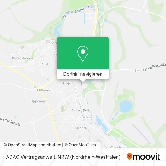 ADAC Vertragsanwalt Karte