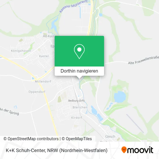 K+K Schuh-Center Karte