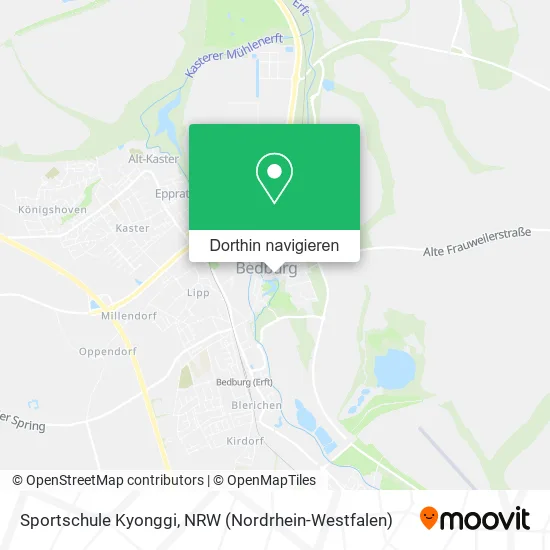 Sportschule Kyonggi Karte