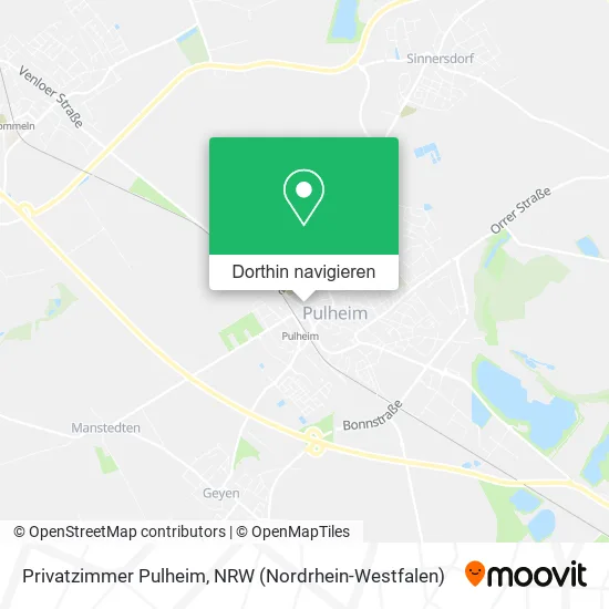 Privatzimmer Pulheim Karte