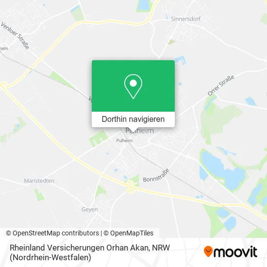 Rheinland Versicherungen Orhan Akan Karte