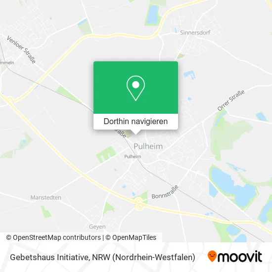 Gebetshaus Initiative Karte