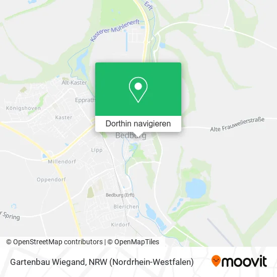 Gartenbau Wiegand Karte