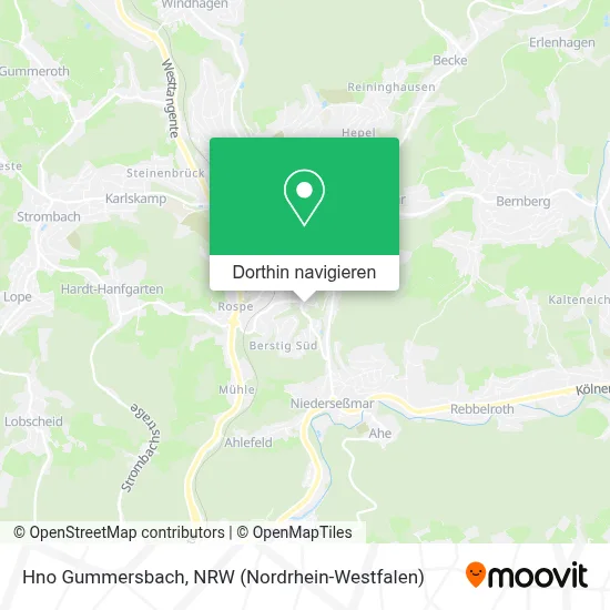 Hno Gummersbach Karte