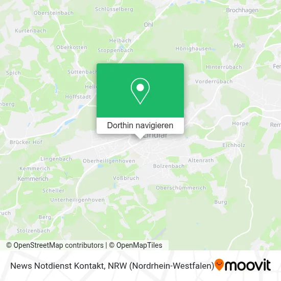 News Notdienst Kontakt Karte