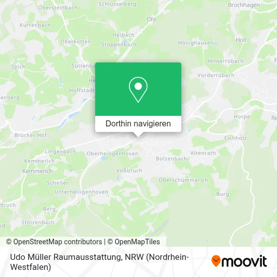 Udo Müller Raumausstattung Karte