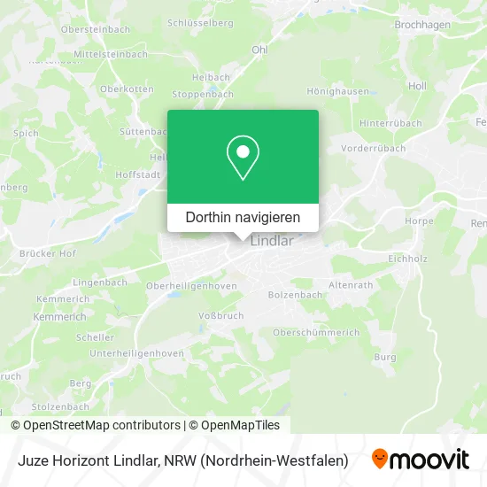 Juze Horizont Lindlar Karte