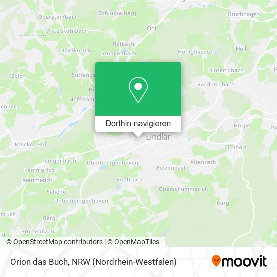 Orion das Buch Karte