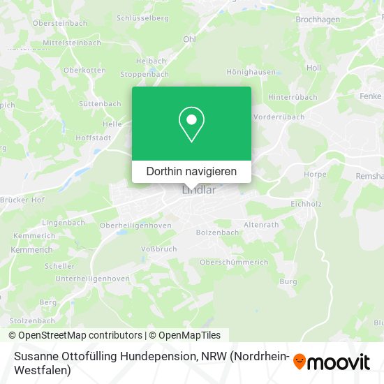 Susanne Ottofülling Hundepension Karte