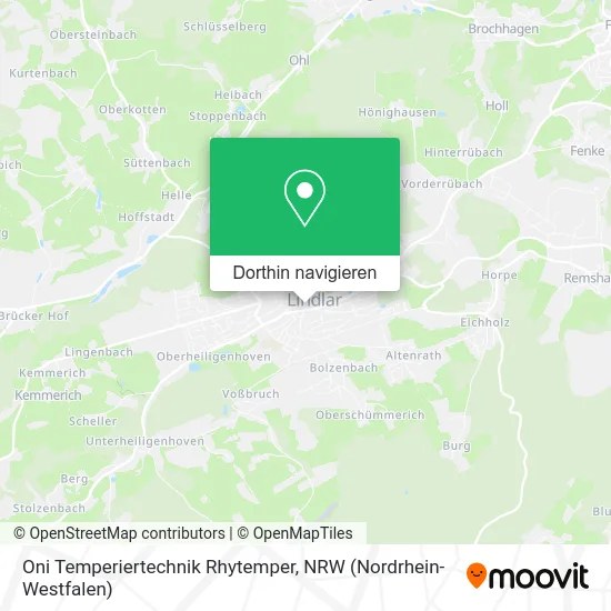 Oni Temperiertechnik Rhytemper Karte