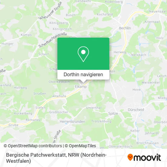 Bergische Patchwerkstatt Karte