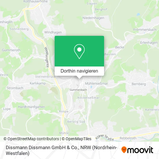 Dissmann Dissmann GmbH & Co. Karte