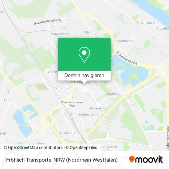 Fröhlich Transporte Karte