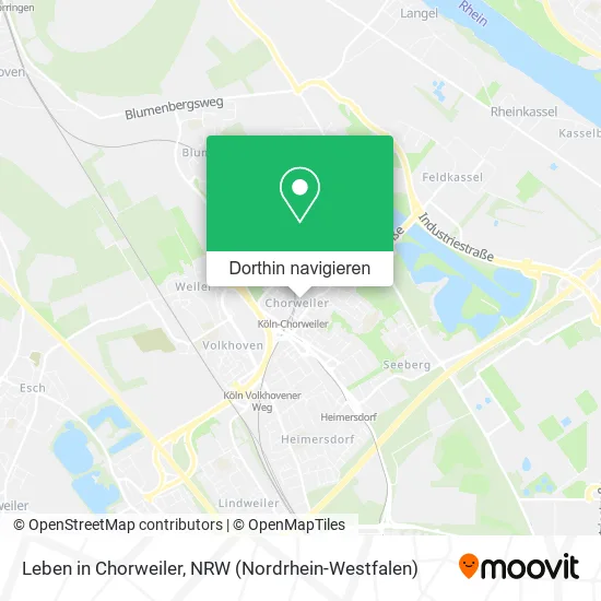 Leben in Chorweiler Karte