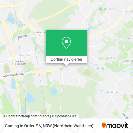 Gaming in Order E V Karte