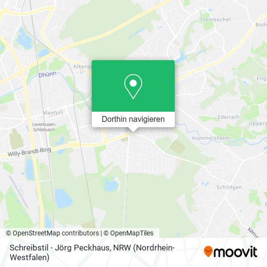Schreibstil - Jörg Peckhaus Karte