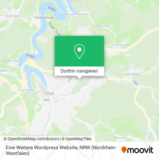 Eine Weitere Wordpress Website Karte