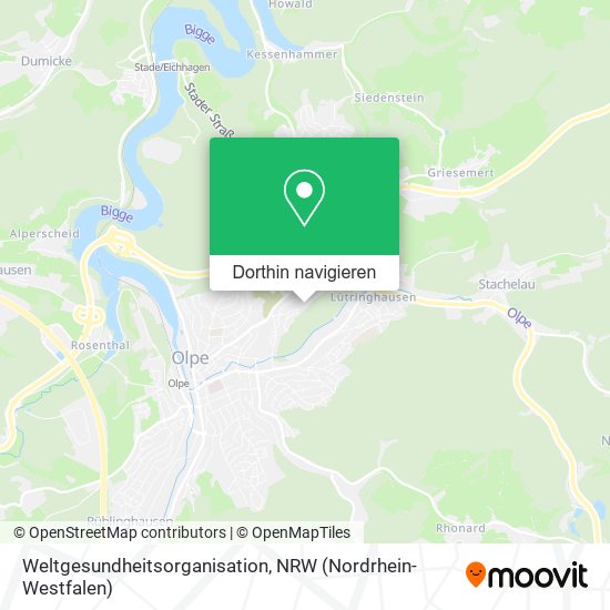 Weltgesundheitsorganisation Karte