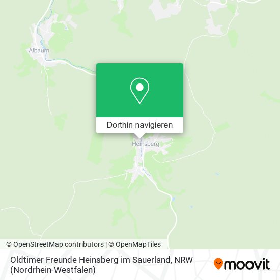 Oldtimer Freunde Heinsberg im Sauerland Karte